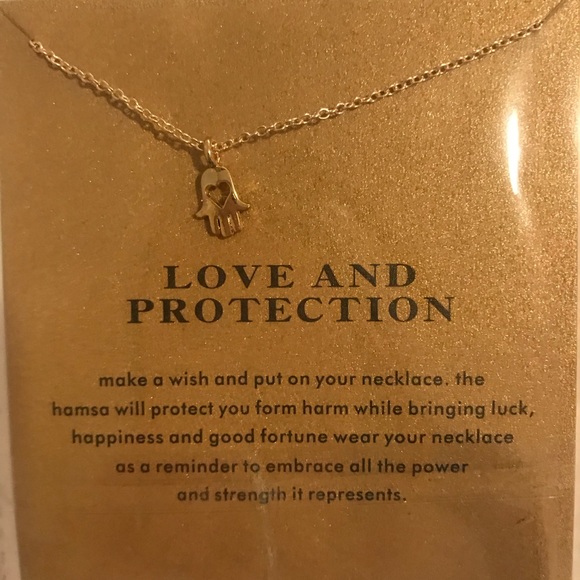 SOLD Brand New Love and Protection Pendant Necklace - Picture 3 of 7